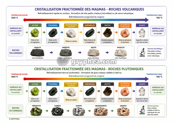 La cristallisation fractionnée des magmas - gryphea.org